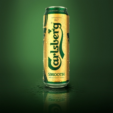 CARLSBERG SMOOTH PREMIUM LAGER  (500 ML CAN)