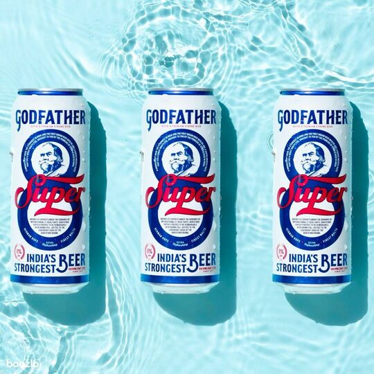 GODFATHER SUPER 8 STRONG BEER  (500 ML CAN)